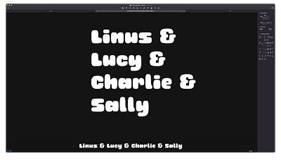 WIP Font branding design font graphic design lettering type typography