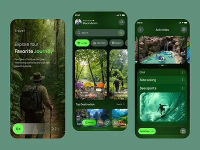 Travel App adventure app design booking app flight booking app hotel booking app ios mobile app mobile ui oripio sourav tour tourism travel travel agency travel app travel app design trip ui design ux design vacation