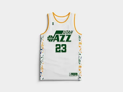 Utah Jazz Alternate Jersey basketball branding graphic design jersey design sports branding sports design