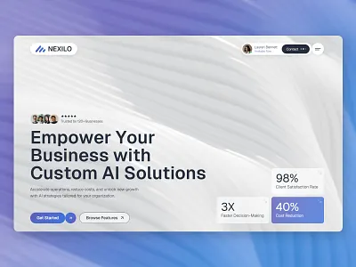 Nexilo — AI Startup & SaaS Template ai business framer saas technology template