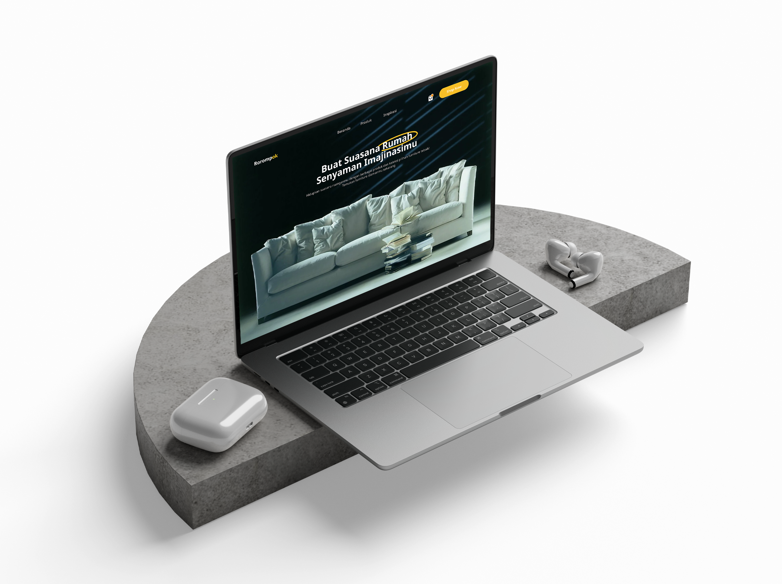 Furniture Company Website Landing Page figma design figma website landing page design ui design ui ux design web design