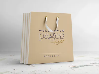 Well-Loved Pages graphic design logo packaging design patterns