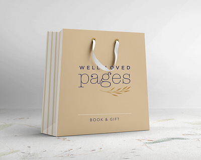 Well-Loved Pages graphic design logo packaging design patterns