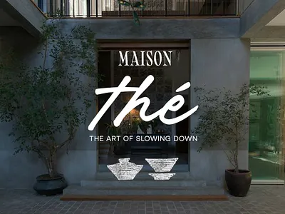 Brand Identity | Maison Thé | Tea-house animation brand identity branding cafe design graphic design illustration logo menu motion graphics packaging typography ui
