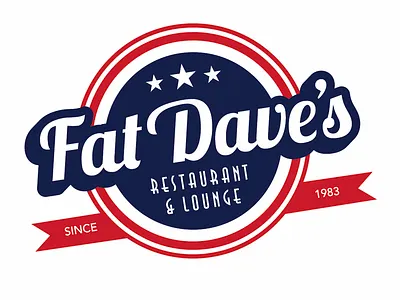 Fat Dave's Logo graphic design illustrator logo