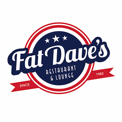 Fat Dave's Logo graphic design illustrator logo