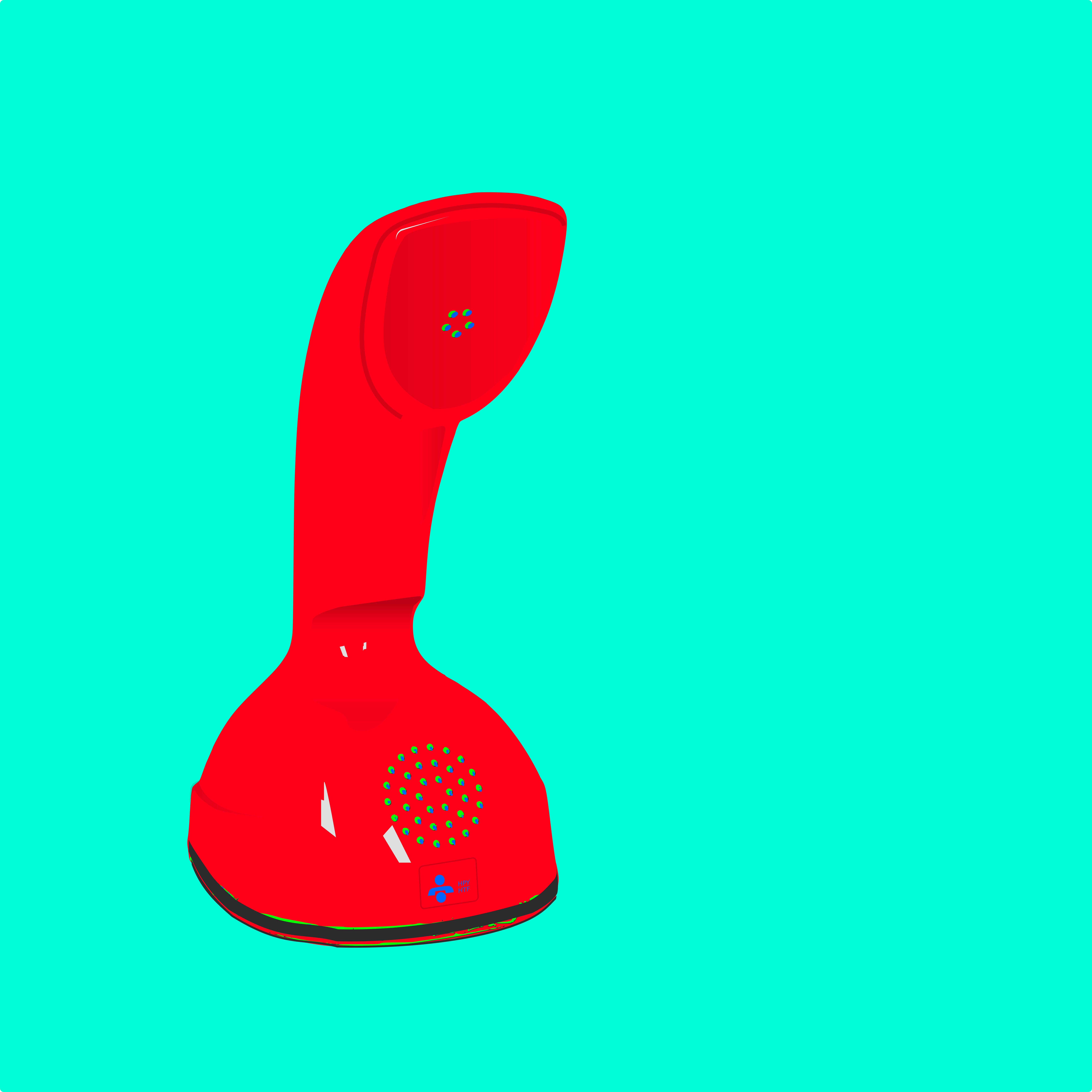 Florian calling... doodle florian schnieder illustration phone shunte88 telephone vector