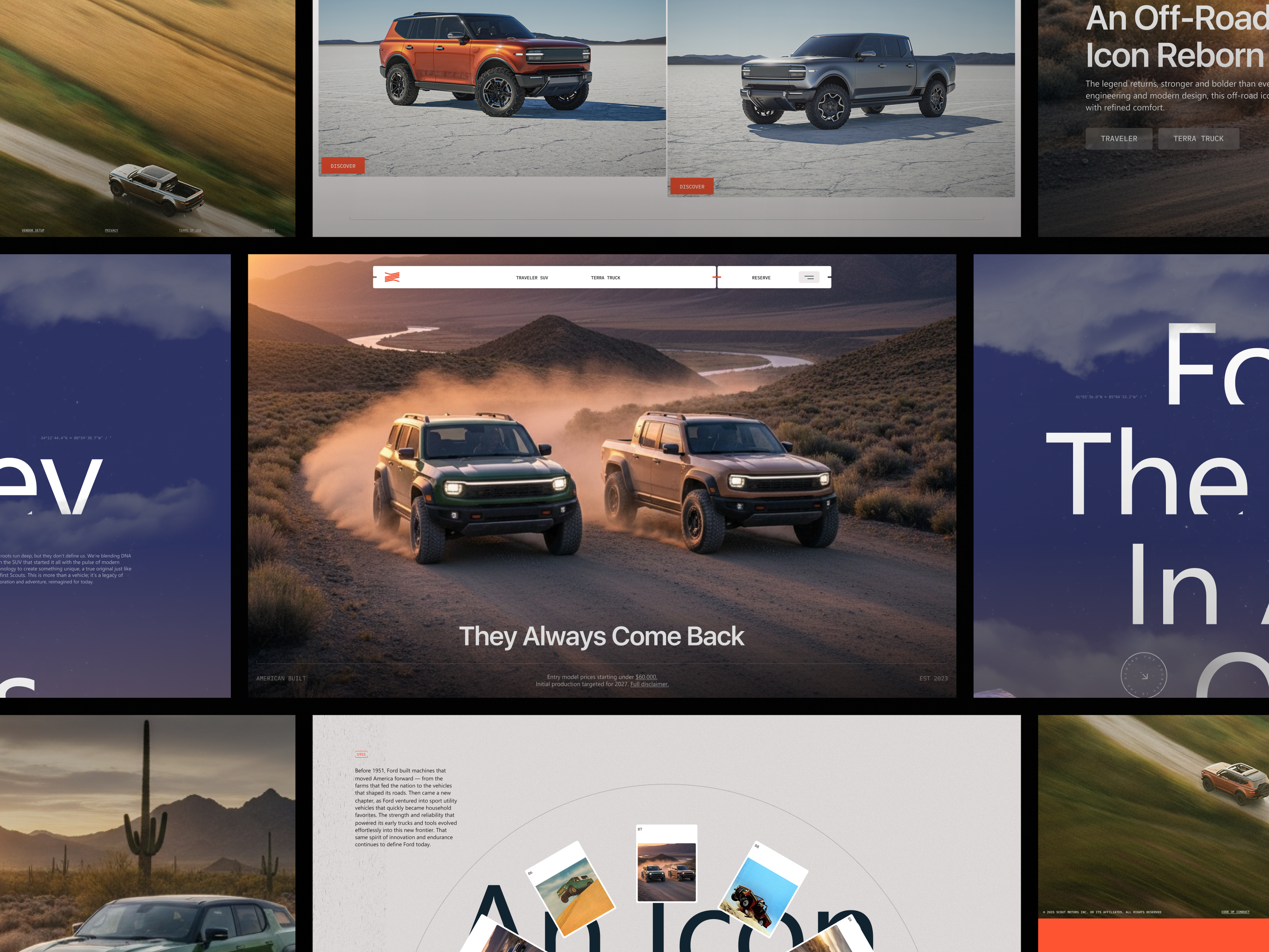 Automotive Website Design auto automobile automotive car landing page car selling car website cars ev hmi landing page tech landing page technology ui design ux design vehicle web design website