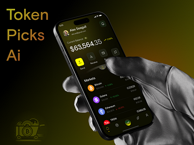 AI Crypto Trading App aidesign aitrading appdesign crypto platform crypto trading app cryptoapp cryptoinsights financeapp fintechapp investment app payment app stock trading app token launch tradingplatform uxuidesign