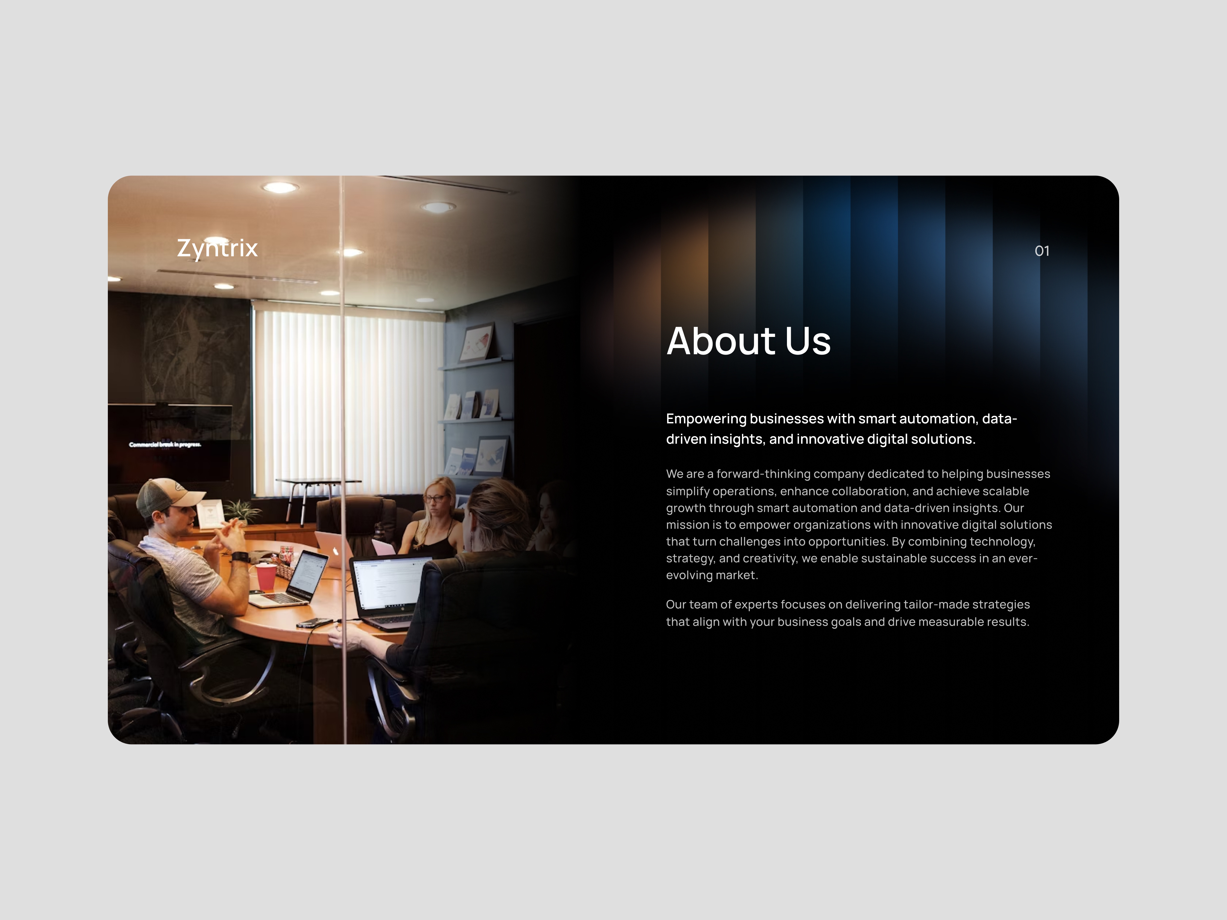 Example of Modern Website Design