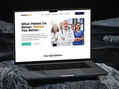 Medical Healthcare Website Landing Page app design dashboard design design figma design figma website illustration landing page design ui ui design ui ux design