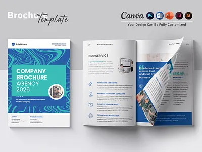 Brochure Template | Canva abstract brochure agency agency brochure brand branding brochure brochure design brochure template business plan business template canva canva template company brochure company profile corporate brochure corporate brochure template design graphic design presentation template template