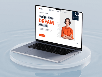 Software Agency Landing Page 🧑‍💻 agency bold design digital agency hero hero section homepage landing page ui ui design web agency web design