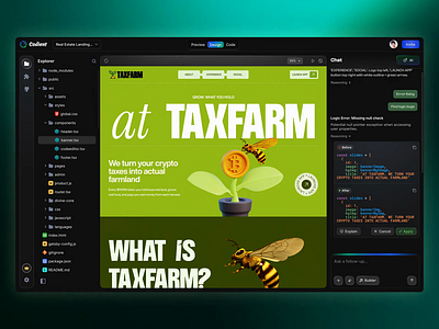 Developer Tools - AI Assistant Code editor software design ai app ai assistant ai chatbot ai interface ai tool animation code editor coding assistant dashboard developer developer tools interaction design product design saas software ui ui ux design web app workflow builder