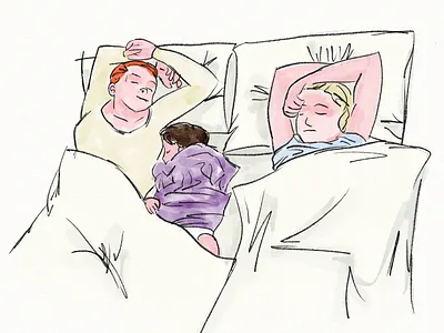 Sleeping beauties illustration procreate