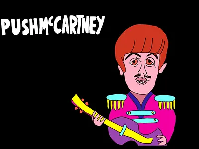 Push McCartney illustration procreate