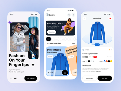 E-Commerce Shopping Mobile App – Shop Smart, Live Stylish app design appconcept appdesign ecommerceapp ecommerceux fashion fashion app ios mobile mobile app mobileappdesign onlineshoppingapp onlinestore productdesign retaildesign shopping shoppingapp sneakers uidesign uxdesign