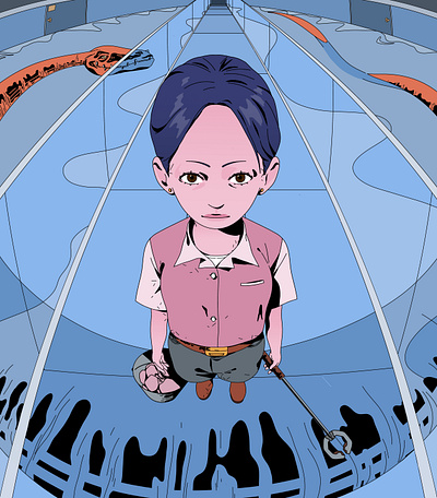 THE PET 2d advertising artist artwork branding bright color bright colors cover design flat illustration graphic design gui illustration minimalism s serpent snake ui user interface vector