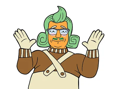 Goose - oompa illustration procreate