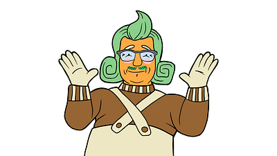 Goose - oompa illustration procreate