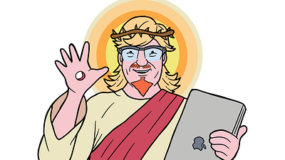 Goose - saviour illustration procreate