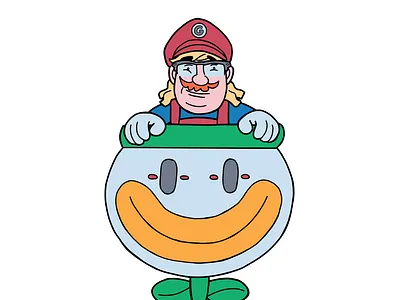 Goose - gamer illustration procreate