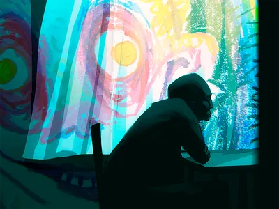 Sadness in the kitchen art books character design design digital art illustration