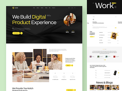 Xpdio - Digital Marketing Agency agency website b2b branding clean company creative design digital agency digital marketing digital studio figma design landing page marketing marketing agency minimal portfolio process professional seo website