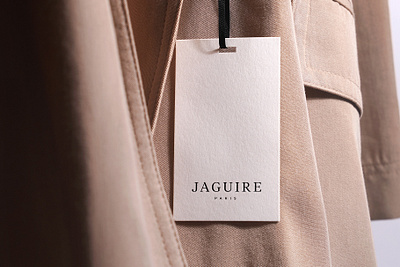 Elegant Label Mockup textile