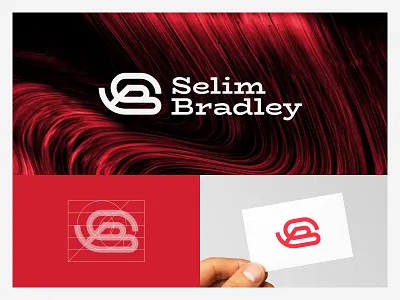 S B / Selim Bradley - Monogram Logo Design branding design icon lettermark logo minimalist modern monogram simple symbol typography