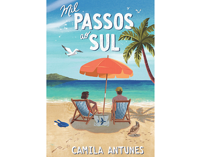 A Thousand Steps X Camila Gray book cover painterly people publishing relationship romance