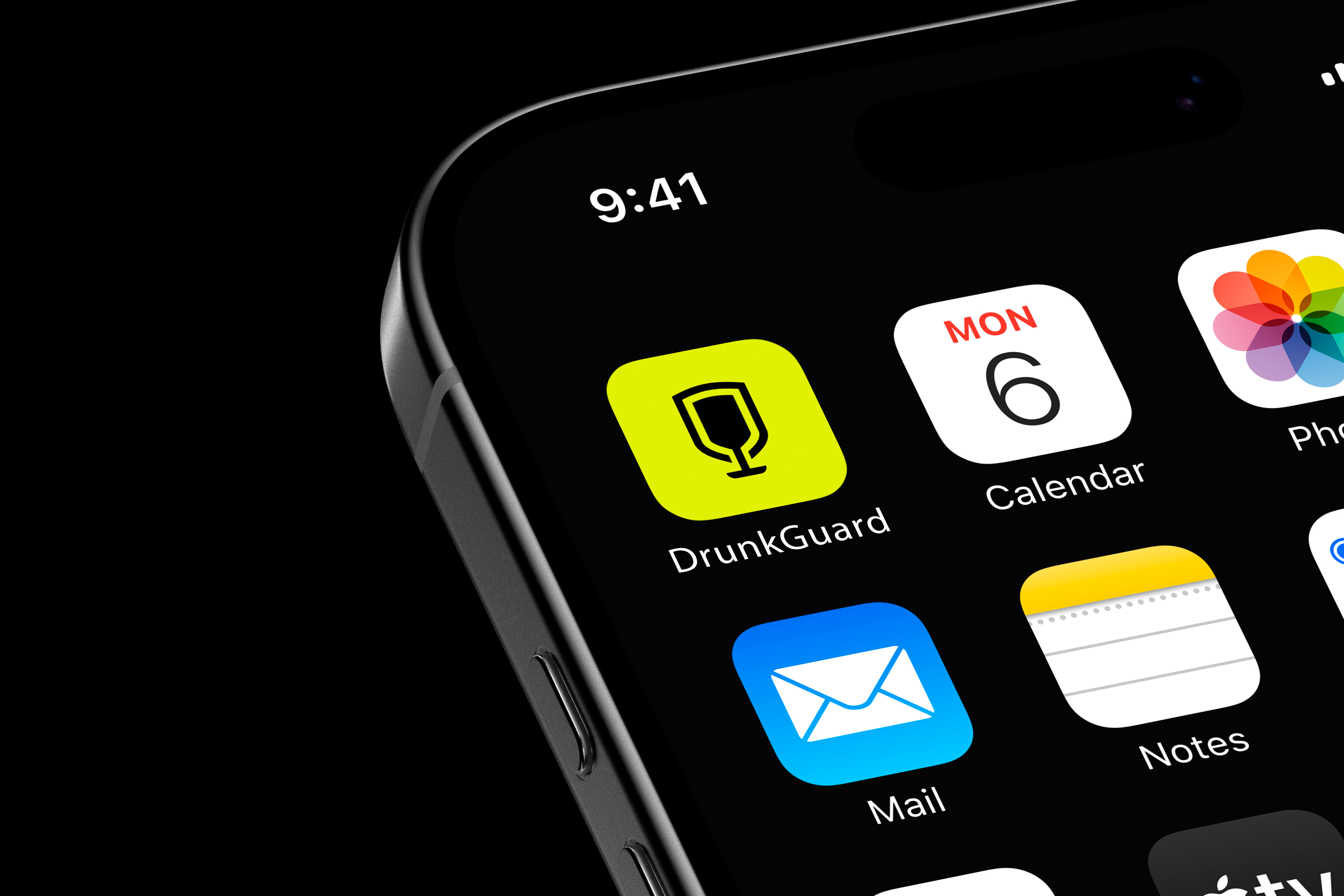 DrunkGuard branding driver map mobile product taxi ui ux