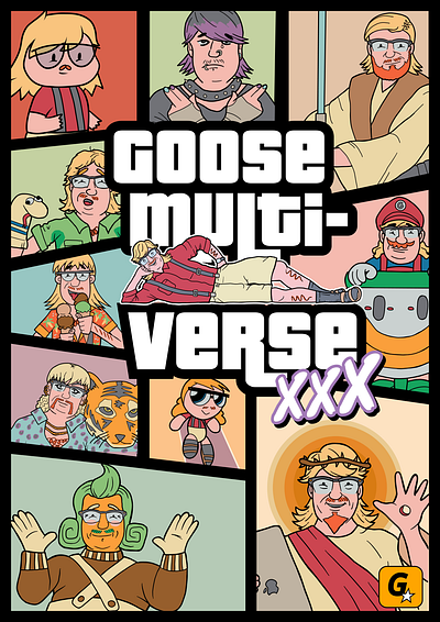 Goose - multiverse illustration procreate