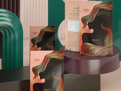 Graphic Design and 3D visualization 3d 3d visualization branding cosmetic brand design graphic design rendering visualization