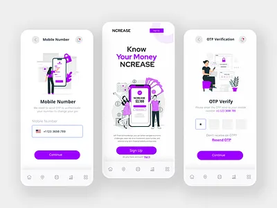 Crypto Mobile App UI Design app design crypto app dashboard design design figma design figma website illustration landing page design ui ui design ui ux design