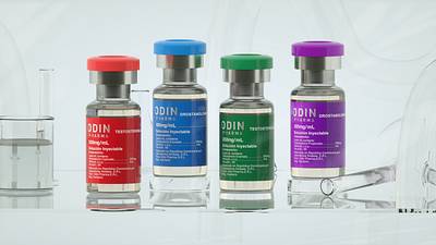 Product Render for Pharma Brand branding design graphic design photorealistic visualization rendering visualization