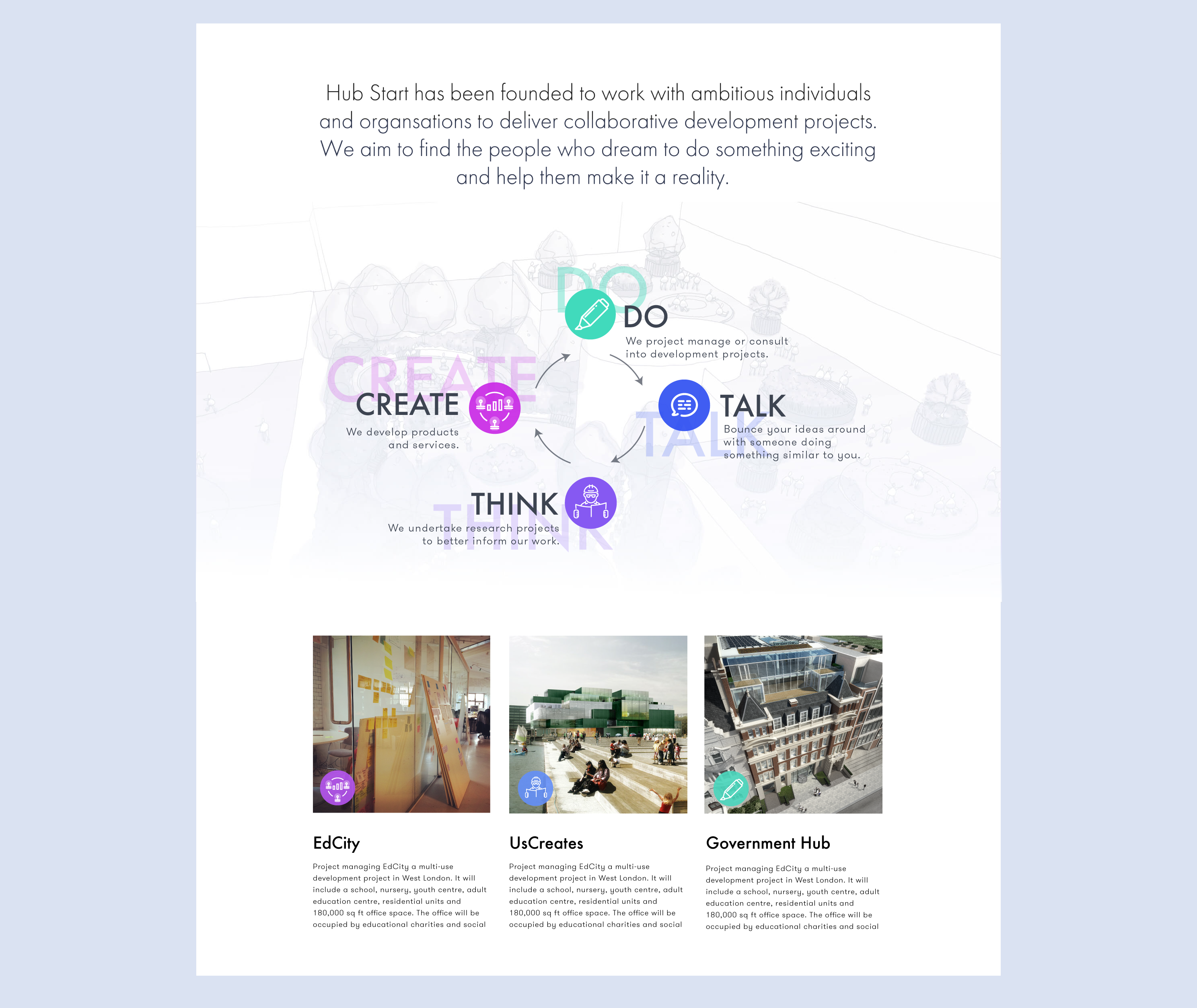 Web design illustration minimal typography ui