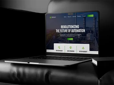 Automation Industry Website Design app design dashboard design design figma design figma website illustration landing page design ui ui design ui ux design
