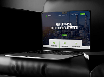 Automation Industry Website Design app design dashboard design design figma design figma website illustration landing page design ui ui design ui ux design
