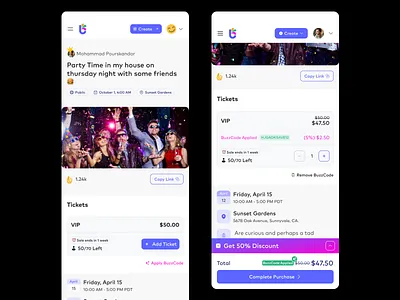 Social event platform accessible design event page generation z inclusive design interaction design product design social event social feature ui ui design usability testing user experience