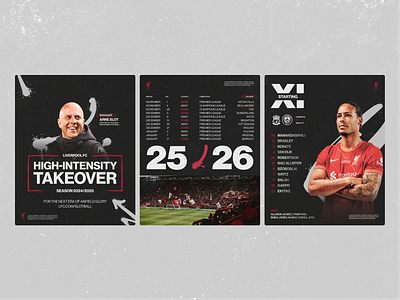 LFC Social Media Design ad design dark theme football design grunge instagram graphics liverpool fc photo editing soccer social media design sports branding sports design typography