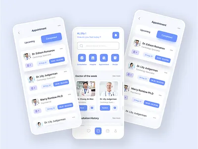 Medical Healthcare Mobile App app design dashboard design design figma design figma website illustration landing page design ui ui design ui ux design