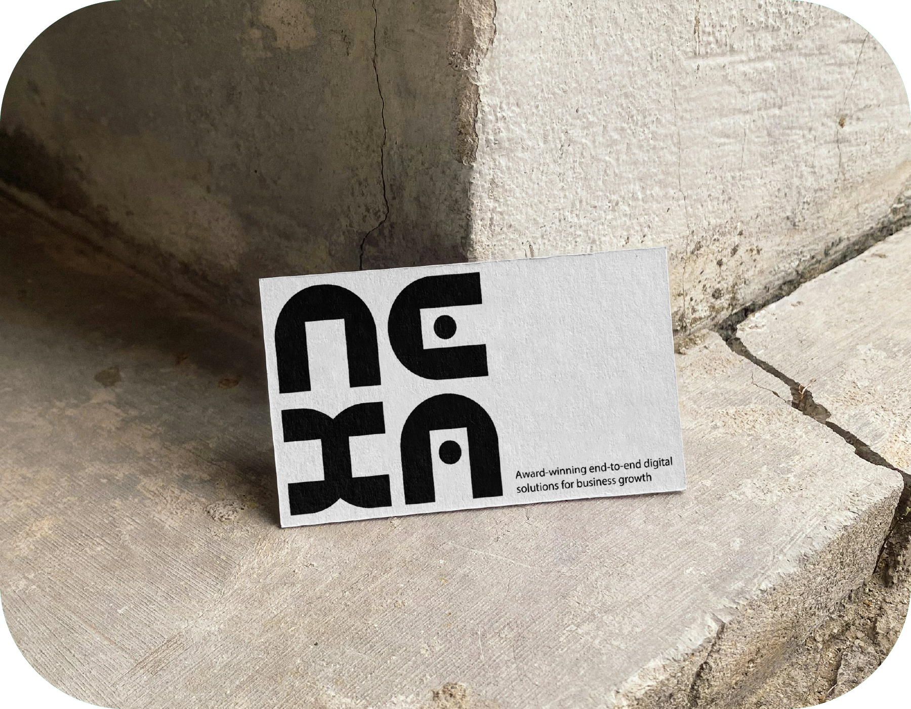 Nexa - Award winning digital agency art direction brand design branding digital agency dubai graphic design identity identity design illustrator logo logo design minimalist typography typography design visual identity