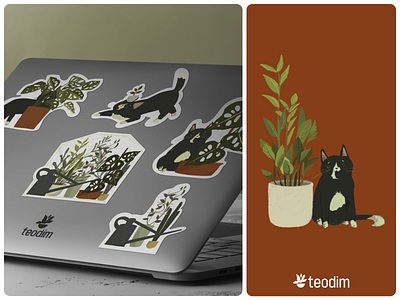 Teodim — Brand Identity Illustrations 2d 2d illustration brand brand design brand identity brand identity design branding branding design branding inspiration branding template cool branding design figma graphic design illustration illustration design stickers