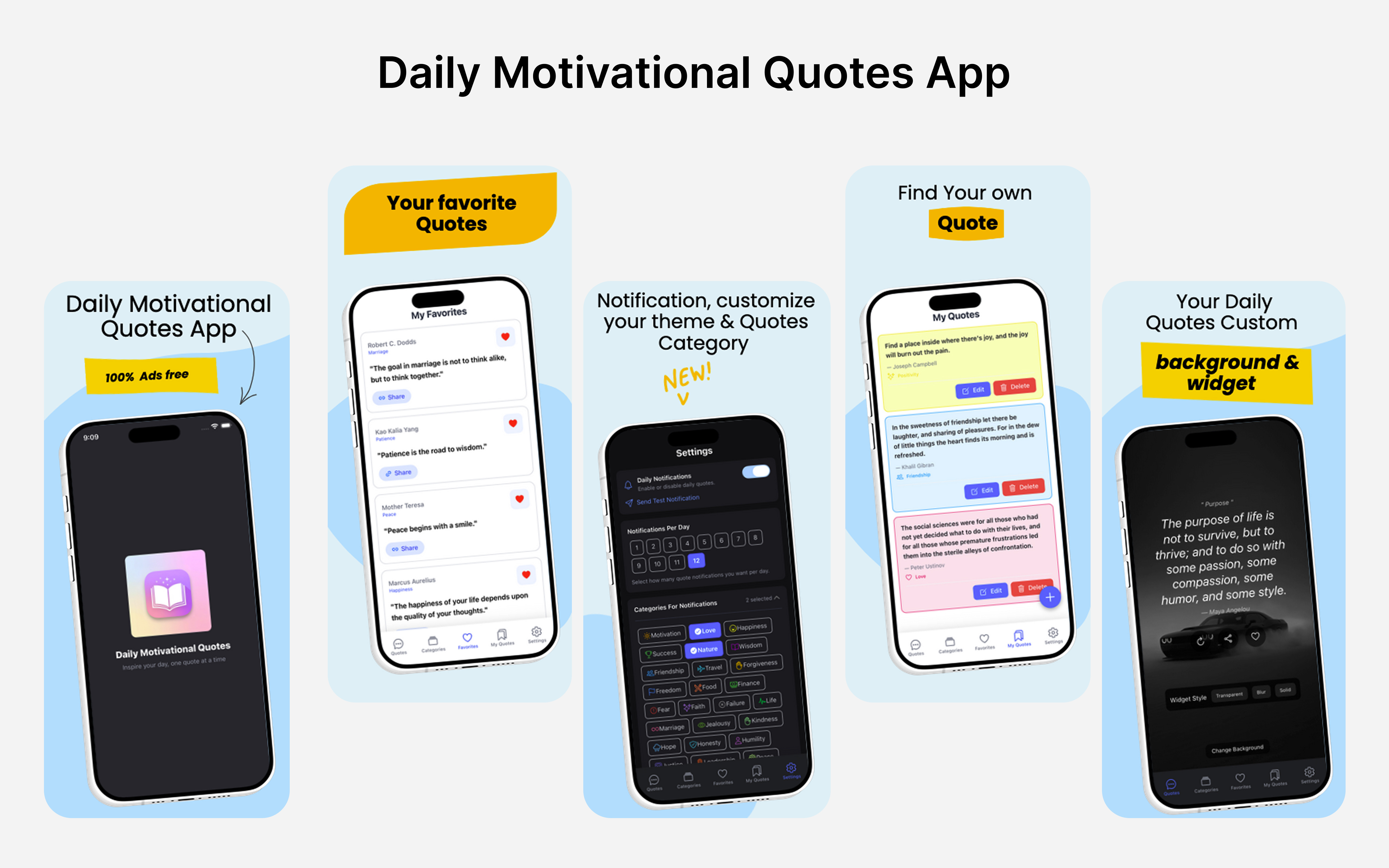 Daily Motivation Quote App