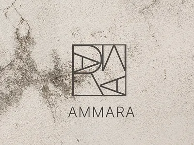 Logo Ammara shop branding design graphic design logo typography vector