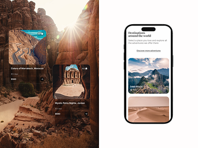 🌍 Wanderly — Mobile Responsive Design adaptive layout clean ui design figma minimal design mobile ui responsive design travel experience travel website ui ui design ux uxui web design web to mobile
