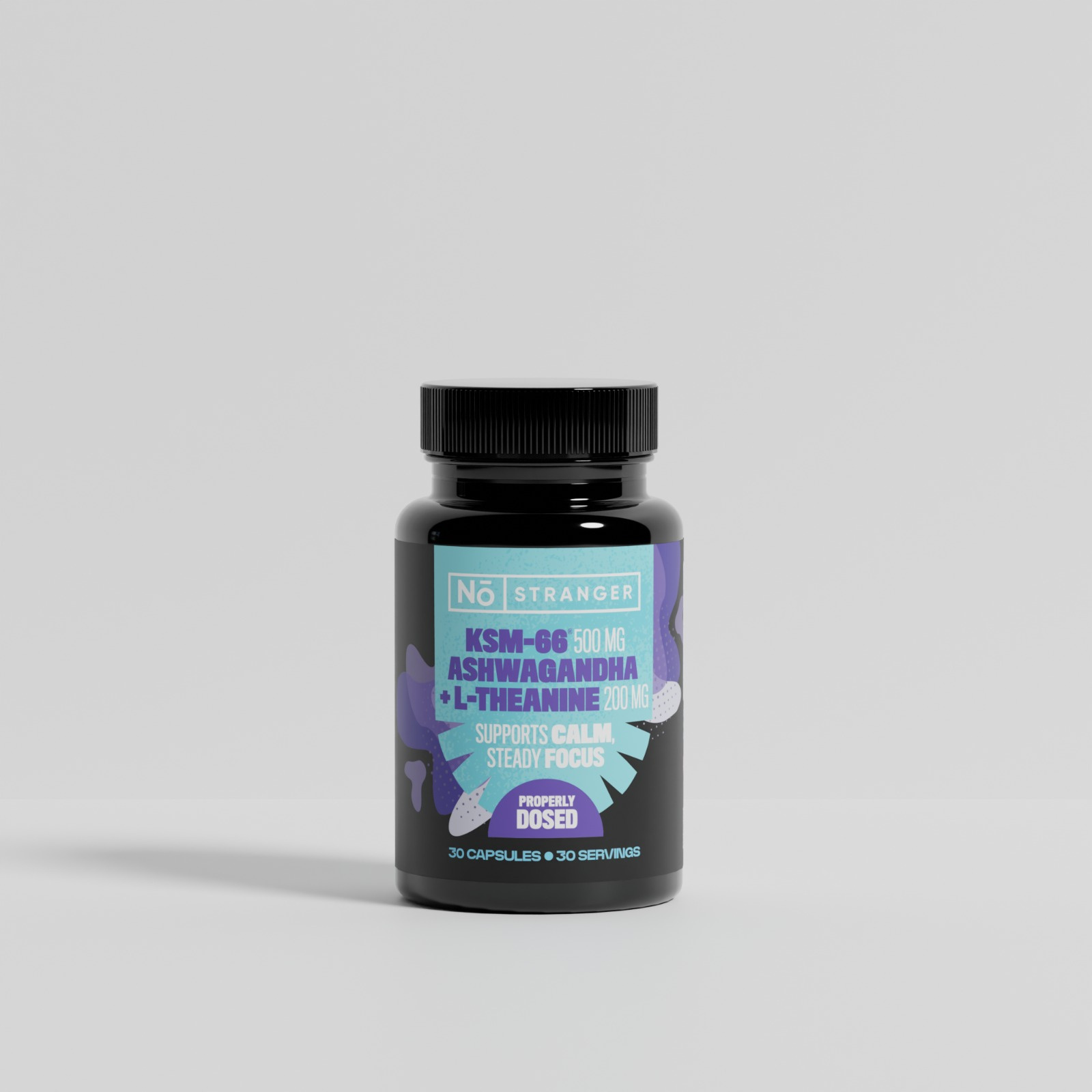 Example of Supplement Label & 3D Mockup Design