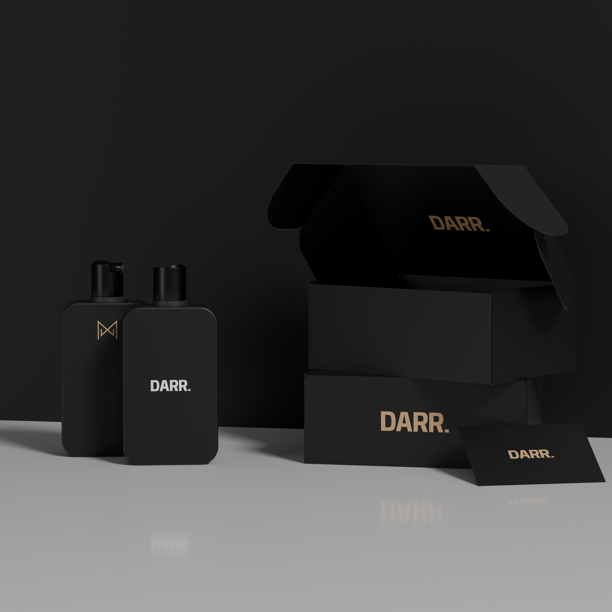 Example of Perfume Mockup And Packaging Design