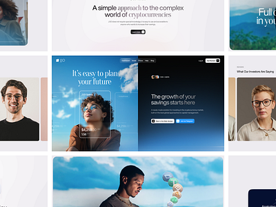 JJO Optima - Crypto Investment Platform banking blockchain crypto crypto landing page crypto platform crypto wallet cryptocurrency defi exchange finance fintech fintech design fintech website investment investment platform payments savings trading wallet web3